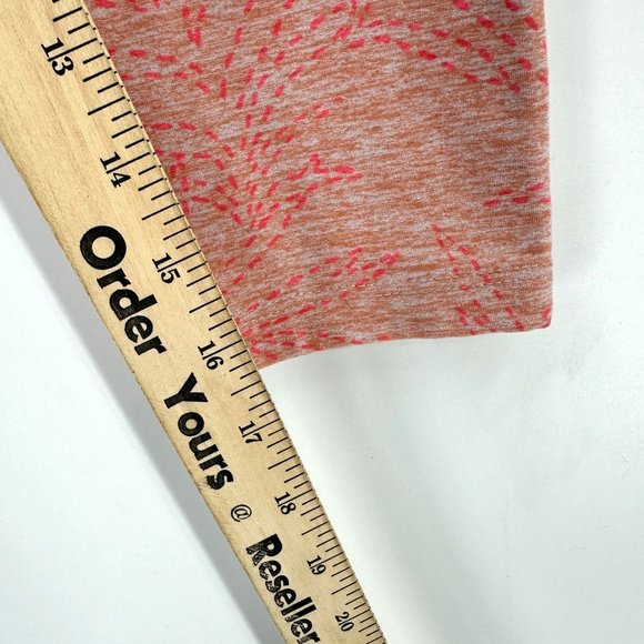 Beyond Yoga Leggings Womens Pull On Cropped Stretch Pattern Coral S - Picture 7 of 10